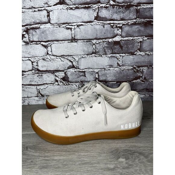NoBull Ivory Canvas Trainer Training Lace Up Shoes Sneakers Men’s Sz 11M US/45EU main image 5